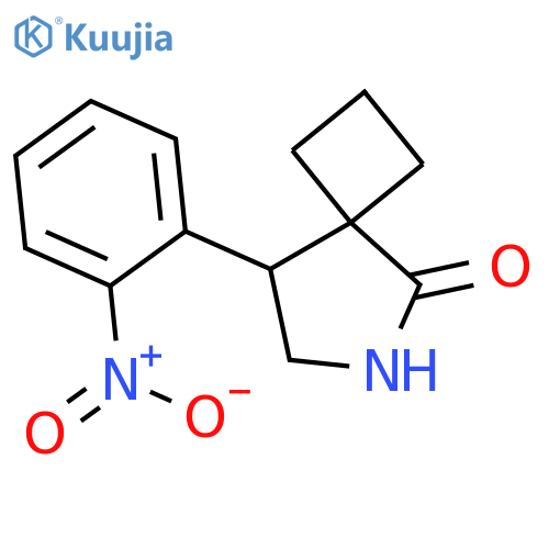 8-(2-nitrophenyl)-6-azaspiro3.4octan-5-one structure
