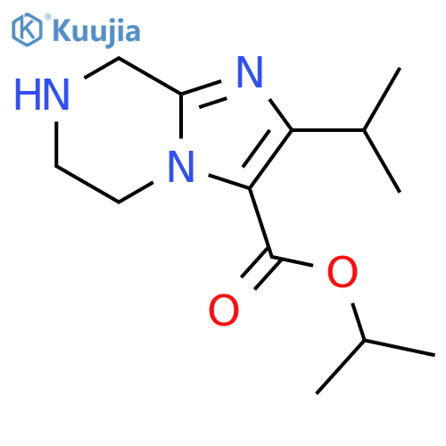 propan-2-yl 2-(propan-2-yl)-5H,6H,7H,8H-imidazo1,2-apyrazine-3-carboxylate structure