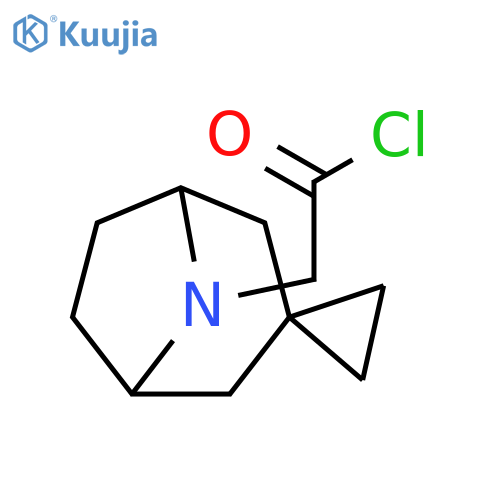 2-{8-azaspirobicyclo3.2.1octane-3,1'-cyclopropane-8-yl}acetyl chloride structure