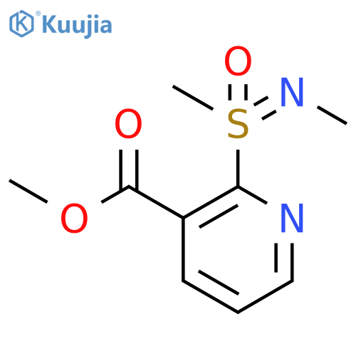 methyl 2-methyl(methylimino)oxo-lambda6-sulfanylpyridine-3-carboxylate structure