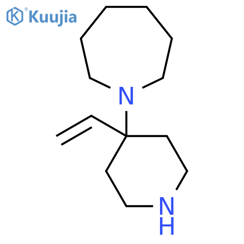 1-(4-Ethenylpiperidin-4-yl)azepane structure