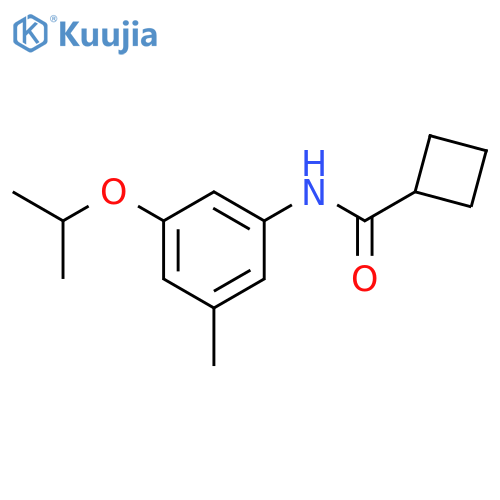 N-3-methyl-5-(propan-2-yloxy)phenylcyclobutanecarboxamide structure