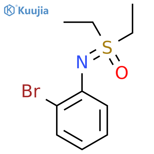 (2-Bromophenyl)imino-diethyl-oxo-lambda6-sulfane structure