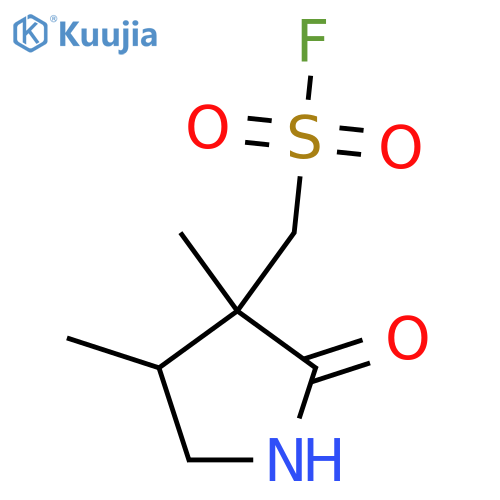(3,4-Dimethyl-2-oxopyrrolidin-3-yl)methanesulfonyl fluoride structure