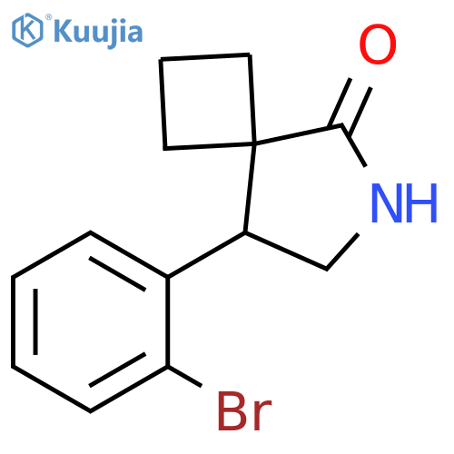 8-(2-bromophenyl)-6-azaspiro3.4octan-5-one structure
