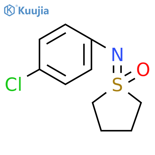 1-(4-chlorophenyl)imino-1lambda6-thiolan-1-one structure