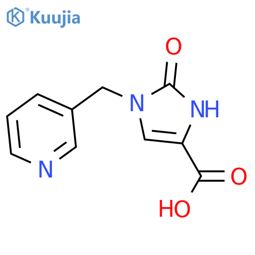 2-oxo-1-(pyridin-3-yl)methyl-2,3-dihydro-1H-imidazole-4-carboxylic acid structure