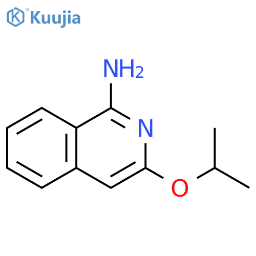 3-(propan-2-yloxy)isoquinolin-1-amine structure