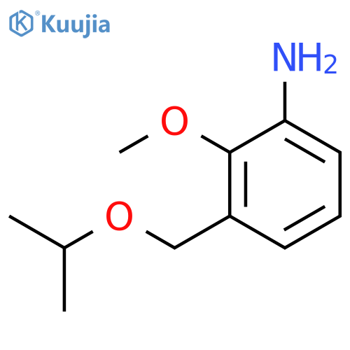2-methoxy-3-(propan-2-yloxy)methylaniline structure