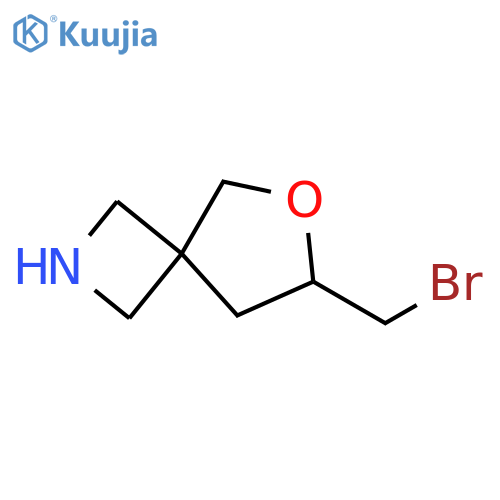 7-(bromomethyl)-6-oxa-2-azaspiro3.4octane structure