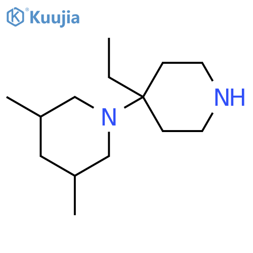 1-(4-ethylpiperidin-4-yl)-3,5-dimethylpiperidine structure