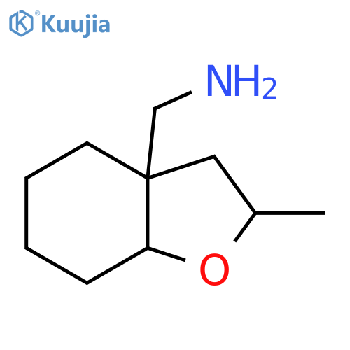 (2-methyl-octahydro-1-benzofuran-3a-yl)methanamine structure