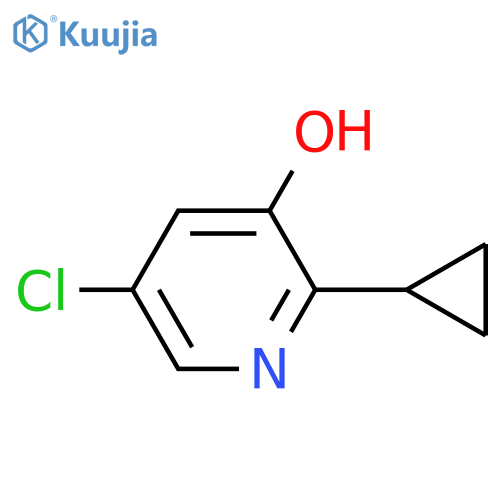 5-chloro-2-cyclopropylpyridin-3-ol structure
