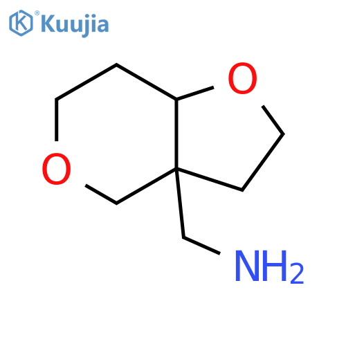 {hexahydro-2H-furo3,2-cpyran-3a-yl}methanamine structure