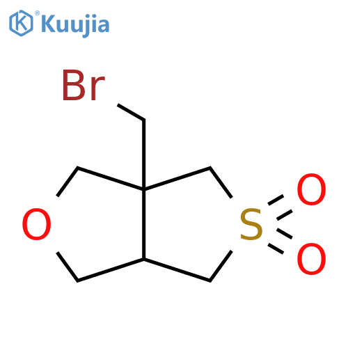 3a-(bromomethyl)-hexahydro-5lambda6-thieno3,4-cfuran-5,5-dione structure