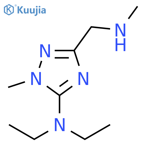 5-(dimethylamino)methyl-N,N-diethyl-1H-1,2,4-triazol-3-amine structure