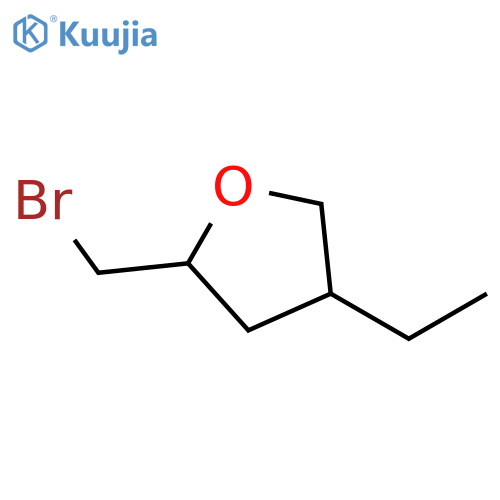 2-(bromomethyl)-4-ethyloxolane structure