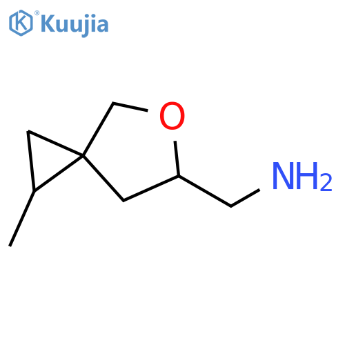 {1-methyl-5-oxaspiro2.4heptan-6-yl}methanamine structure