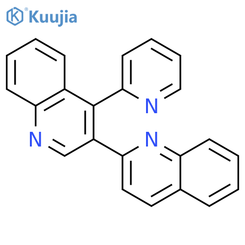 2,3'-Biquinoline, 4'-(2-pyridinyl)- structure