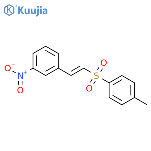 Benzene, 1-[2-[(4-methylphenyl)sulfonyl]ethenyl]-3-nitro- structure
