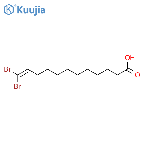 11-Dodecenoic acid, 12,12-dibromo- structure