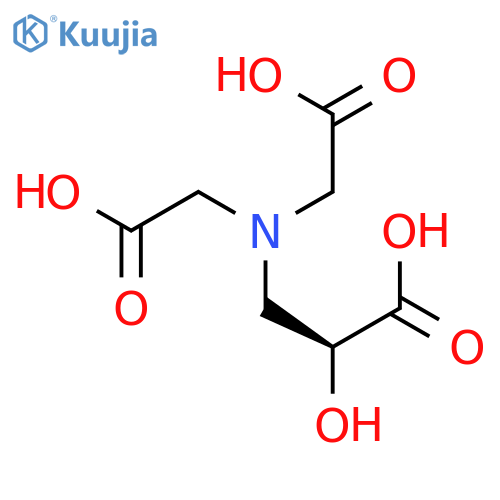 Propanoic acid, 3-[bis(carboxymethyl)amino]-2-hydroxy-, (2S)- structure