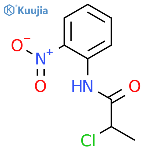 2-Chloro-N-(2-nitrophenyl)propanamide structure