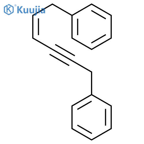 Benzene, 1,1'-[(2Z)-2-hexen-4-yne-1,6-diyl]bis- structure