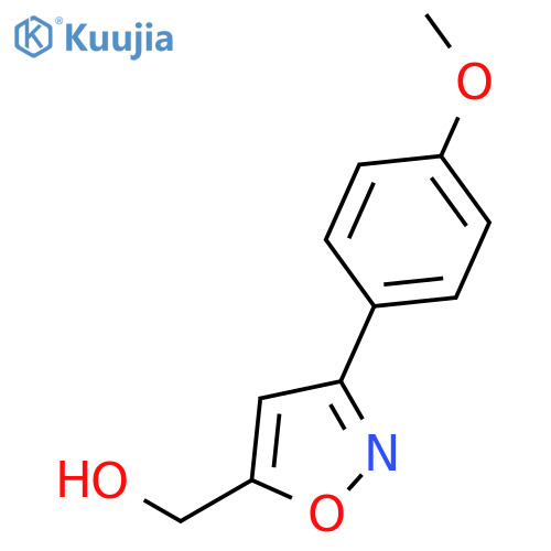 3-(4-Methoxyphenyl)isoxazol-5-ylmethanol structure