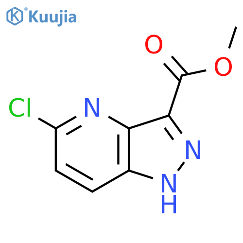 methyl 5-chloro-1H-pyrazolo[4,3-b]pyridine-3-carboxylate structure