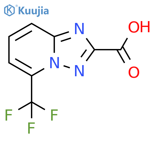 5-(trifluoromethyl)-[1,2,4]triazolo[1,5-a]pyridine-2-carboxylic acid structure