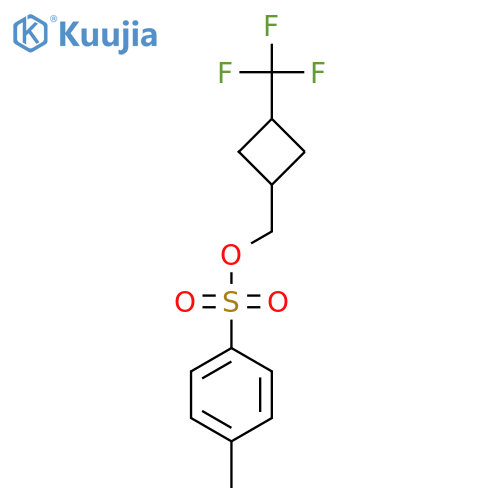[3-(Trifluoromethyl)cyclobutyl]methyl 4-methylbenzenesulfonate structure