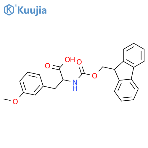 N-[(9H-Fluoren-9-ylmethoxy)carbonyl]-3-methoxy-L-phenylalanine structure