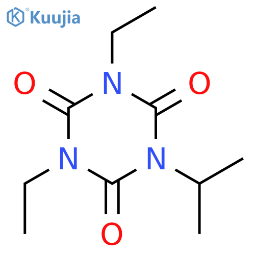1,3,5-Triazine-2,4,6(1H,3H,5H)-trione, 1,3-diethyl-5-(1-methylethyl)- structure