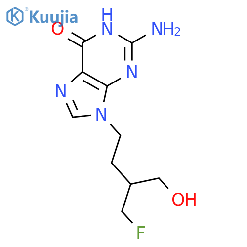 9-(4-Fluoro)-3-hydroxymethylbutylguanine structure