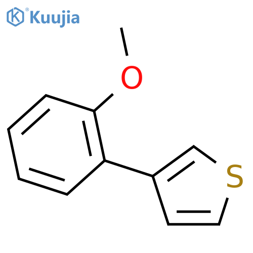 Thiophene, 3-(2-methoxyphenyl)- structure