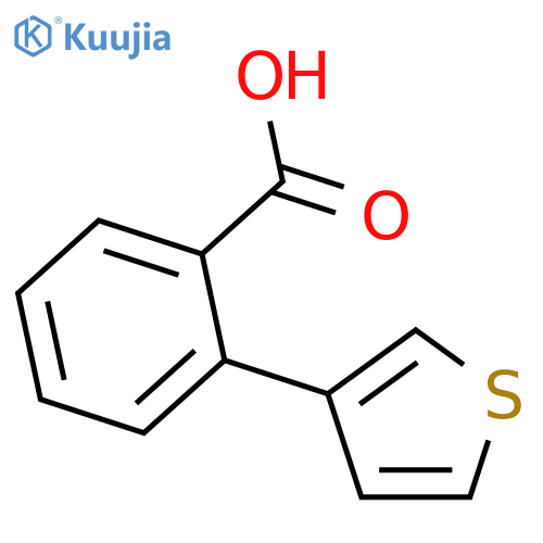 2-(thiophen-3-yl)benzoic acid structure