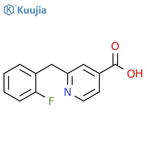 2-(2-Fluorobenzyl)isonicotinic acid structure