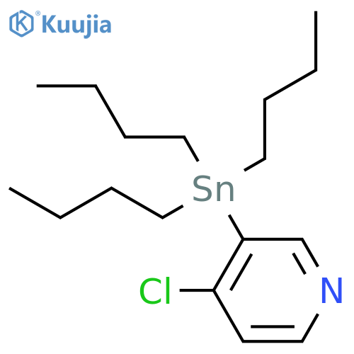 4-Chloro-3-(tributylstannyl)pyridine structure