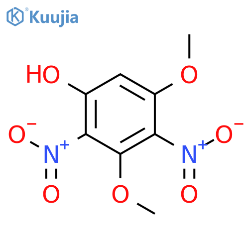 Phenol, 3,5-dimethoxy-2,4-dinitro- structure