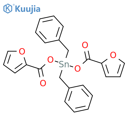 Stannane, bis[(2-furanylcarbonyl)oxy]bis(phenylmethyl)- structure