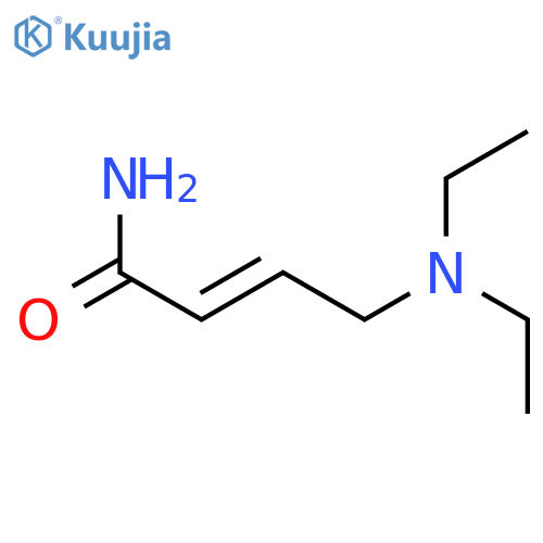 2-Butenamide, 4-(diethylamino)-, (2E)- structure