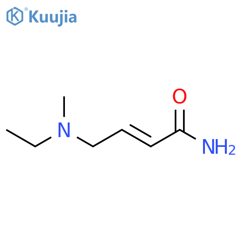 (E)-4-(Ethyl(methyl)amino)but-2-enamide structure