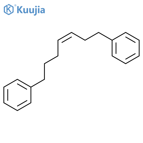 BENZENE, 1,1'-[(3Z)-3-HEPTENE-1,7-DIYL]BIS- structure
