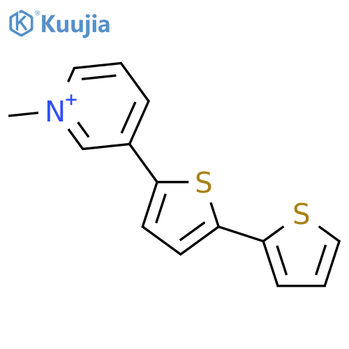 Pyridinium, 3-[2,2'-bithiophen]-5-yl-1-methyl- structure