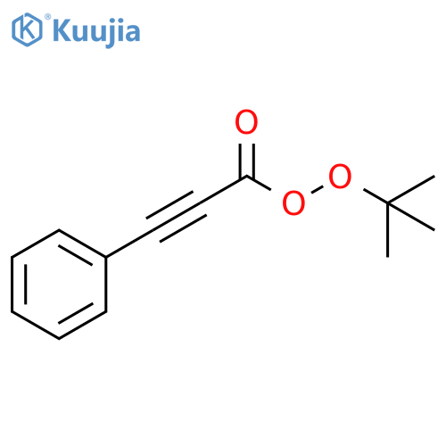 2-Propyneperoxoic acid, 3-phenyl-, 1,1-dimethylethyl ester structure