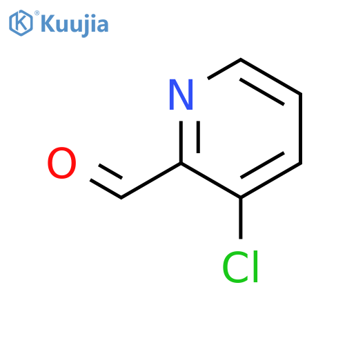 3-chloropyridine-2-carbaldehyde structure