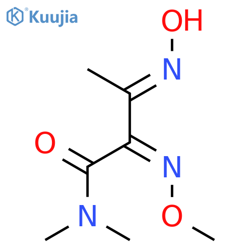 BUTANAMIDE, 3-(HYDROXYIMINO)-2-(METHOXYIMINO)-N,N-DIMETHYL- structure