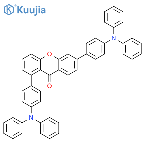 9H-Xanthen-9-one, 1,6-bis[4-(diphenylamino)phenyl]- structure