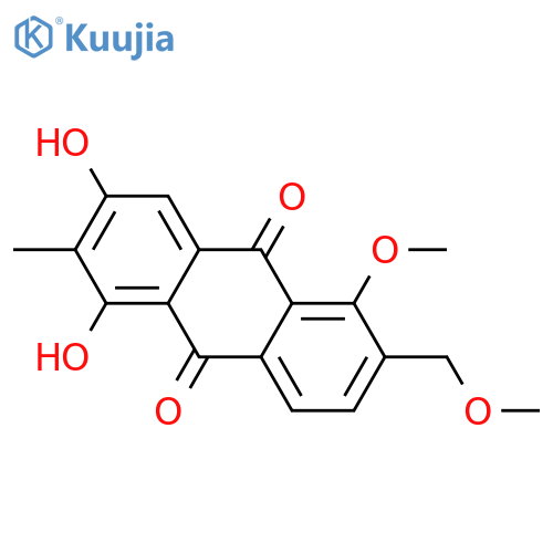1,3,5-Trihydroxy-2,6-bis(hydroxymethyl)anthraquinone; 1'-Deoxy, 1'',5-di-Me ether structure